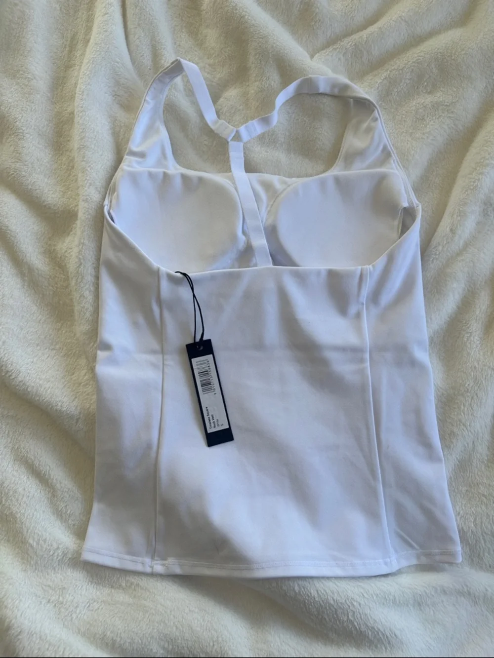 Oner Active White Racerback Performance Tank - Picture 2 of 3